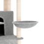 Katzenkratzbaum mit hellgrauen Sisalstämmen, 154 cm von vidaXL, Katzenmöbel - Ref: Foro24-171691, Preis: 73,69 €, Rabatt: %