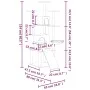 Cat scratching post with light gray sisal posts 154 cm by vidaXL, Cat furniture - Ref: Foro24-171691, Price: 72,50 €, Discoun...