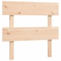Estructura de cama con cabecero madera maciza