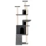 Rascador para gatos con postes de sisal gris oscuro 175 cm de vidaXL, Mobiliario para gatos - Ref: Foro24-171686, Precio: 90,...