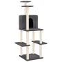 Cat scratching post with dark gray sisal posts 144.5 cm by vidaXL, Cat furniture - Ref: Foro24-171632, Price: 55,08 €, Discou...