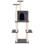 Katzenkratzbaum mit dunkelgrauen Sisalstämmen, 144,5 cm von vidaXL, Katzenmöbel - Ref: Foro24-171632, Preis: 55,78 €, Rabatt: %