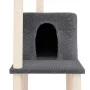 Cat scratching post with dark gray sisal posts 144.5 cm by vidaXL, Cat furniture - Ref: Foro24-171632, Price: 55,08 €, Discou...