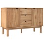 OTTA Sideboard aus massivem Kiefernholz 113,5x43x73 cm von vidaXL, Sideboards - Ref: Foro24-348591, Preis: 161,47 €, Rabatt: %
