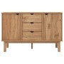 OTTA Sideboard aus massivem Kiefernholz 113,5x43x73 cm von vidaXL, Sideboards - Ref: Foro24-348591, Preis: 161,47 €, Rabatt: %