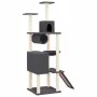 Cat scratching post with dark gray sisal posts 168 cm by vidaXL, Cat furniture - Ref: Foro24-171701, Price: 71,06 €, Discount: %