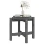 Solid gray pine wood coffee table Ø52.5x45 cm by vidaXL, Coffee table - Ref: Foro24-822309, Price: 28,70 €, Discount: %