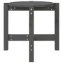 Solid gray pine wood coffee table Ø52.5x45 cm by vidaXL, Coffee table - Ref: Foro24-822309, Price: 28,70 €, Discount: %