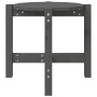 Solid gray pine wood coffee table Ø52.5x45 cm by vidaXL, Coffee table - Ref: Foro24-822309, Price: 28,70 €, Discount: %