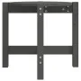 Solid gray pine wood coffee table Ø52.5x45 cm by vidaXL, Coffee table - Ref: Foro24-822309, Price: 28,70 €, Discount: %