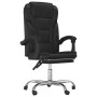 Black synthetic leather reclining office chair by vidaXL, Office chairs - Ref: Foro24-349697, Price: 116,87 €, Discount: %
