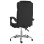 Black synthetic leather reclining office chair by vidaXL, Office chairs - Ref: Foro24-349697, Price: 116,87 €, Discount: %