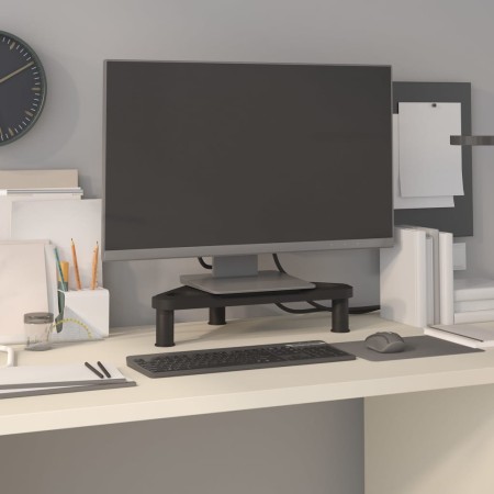 Eckmonitorständer schwarz 49x28x10,5 cm von vidaXL, TV-Möbel - Ref: Foro24-51723, Preis: 14,37 €, Rabatt: %