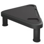 Eckmonitorständer schwarz 49x28x10,5 cm von vidaXL, TV-Möbel - Ref: Foro24-51723, Preis: 14,37 €, Rabatt: %