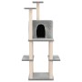 Rasier für Katzen mit klaren grauen Sisal-Positionen 144,5 cm von vidaXL, Katzenmöbel - Ref: Foro24-171631, Preis: 56,60 €, R...