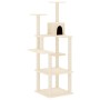 Katzenkratzbaum mit cremefarbenen Sisalstämmen, 153 cm von vidaXL, Katzenmöbel - Ref: Foro24-171636, Preis: 56,04 €, Rabatt: %