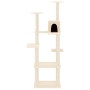 Katzenkratzbaum mit cremefarbenen Sisalstämmen, 153 cm von vidaXL, Katzenmöbel - Ref: Foro24-171636, Preis: 56,04 €, Rabatt: %