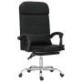 Silla de oficina reclinable masaje cuero sintético negro de vidaXL, Sillas de oficina - Ref: Foro24-349707, Precio: 114,28 €