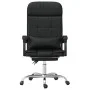 Black synthetic leather massage reclining office chair by vidaXL, Office chairs - Ref: Foro24-349707, Price: 114,28 €, Discou...