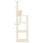 Cat scratching post with cream sisal posts 153 cm by vidaXL, Cat furniture - Ref: Foro24-171636, Price: 59,64 €, Discount: %