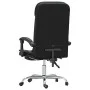 Schwarzer Massage-Bürostuhl aus Kunstleder von vidaXL, Bürostühle - Ref: Foro24-349707, Preis: 112,53 €, Rabatt: %