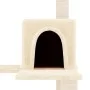 Cat scratching post with cream sisal posts 153 cm by vidaXL, Cat furniture - Ref: Foro24-171636, Price: 59,64 €, Discount: %
