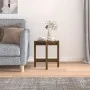 Mesa de centro de madera maciza de pino marrón miel Ø42,5x45 cm de vidaXL, Mesas de centro - Ref: Foro24-822315, Precio: 24,6...