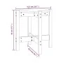 Mesa de centro de madera maciza de pino marrón miel Ø42,5x45 cm de vidaXL, Mesas de centro - Ref: Foro24-822315, Precio: 24,6...