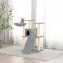 Rascador para gatos con postes de sisal gris claro 83 cm de vidaXL, Mobiliario para gatos - Ref: Foro24-171652, Precio: 44,09...