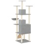 Katzenkratzbaum mit hellgrauen Sisalstämmen 175 cm von vidaXL, Katzenmöbel - Ref: Foro24-171685, Preis: 90,96 €, Rabatt: %