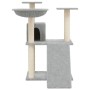 Katzenkratzbaum mit hellgrauen Sisalstämmen 83 cm von vidaXL, Katzenmöbel - Ref: Foro24-171652, Preis: 44,81 €, Rabatt: %