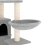 Katzenkratzbaum mit hellgrauen Sisalstämmen 175 cm von vidaXL, Katzenmöbel - Ref: Foro24-171685, Preis: 90,96 €, Rabatt: %