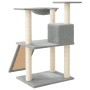 Katzenkratzbaum mit hellgrauen Sisalstämmen 83 cm von vidaXL, Katzenmöbel - Ref: Foro24-171652, Preis: 44,81 €, Rabatt: %