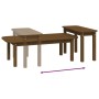 Coffee table set 2 pieces solid honey brown pine wood by vidaXL, Coffee table - Ref: Foro24-822365, Price: 69,74 €, Discount: %