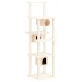 Katzenkratzbaum mit cremefarbenen Sisalstämmen, 169 cm von vidaXL, Katzenmöbel - Ref: Foro24-171672, Preis: 97,22 €, Rabatt: %