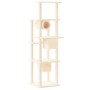 Rascador para gatos con postes de sisal crema 169 cm de vidaXL, Mobiliario para gatos - Ref: Foro24-171672, Precio: 97,14 €, ...