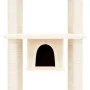 Cat scratching post with cream sisal posts 169 cm by vidaXL, Cat furniture - Ref: Foro24-171672, Price: 89,87 €, Discount: %