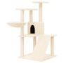 Cat scratching post with cream sisal posts 94 cm by vidaXL, Cat furniture - Ref: Foro24-171702, Price: 49,84 €, Discount: %
