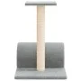 Cat scratching post with light gray tunnel 60x34.5x50 cm by vidaXL, Cat furniture - Ref: Foro24-171697, Price: 24,20 €, Disco...