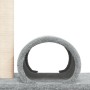 Cat scratching post with light gray tunnel 60x34.5x50 cm by vidaXL, Cat furniture - Ref: Foro24-171697, Price: 24,58 €, Disco...