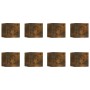 Muebles para TV de pared 8 uds roble ahumado 30,5x30x30 cm de vidaXL, Muebles TV - Ref: Foro24-3120323, Precio: 154,70 €, Des...