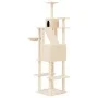 Cat scratching post with cream sisal posts 201 cm by vidaXL, Cat furniture - Ref: Foro24-171642, Price: 107,38 €, Discount: %