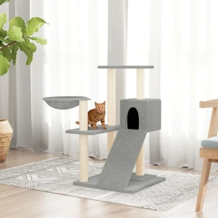 Cat scratcher with light gray sisal posts 82 cm by vidaXL, Cat furniture - Ref: Foro24-171667, Price: 54,89 €, Discount: %
