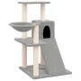 Katzenkratzbaum mit hellgrauen Sisalpfosten 82 cm von vidaXL, Katzenmöbel - Ref: Foro24-171667, Preis: 53,71 €, Rabatt: %