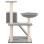 Katzenkratzbaum mit hellgrauen Sisalpfosten 82 cm von vidaXL, Katzenmöbel - Ref: Foro24-171667, Preis: 53,71 €, Rabatt: %
