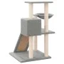 Cat scratcher with light gray sisal posts 82 cm by vidaXL, Cat furniture - Ref: Foro24-171667, Price: 54,89 €, Discount: %