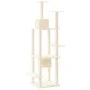 Cat scratching post with cream sisal posts 176 cm by vidaXL, Cat furniture - Ref: Foro24-171687, Price: 69,90 €, Discount: %