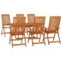 Garten-Essgruppe 7-teilig aus massivem Eukalyptusholz von vidaXL, Gartensets - Ref: Foro24-3087336, Preis: 696,45 €, Rabatt: %