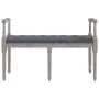 Dark gray velvet bench 110x40x70 cm by vidaXL, Banks - Ref: Foro24-344426, Price: 94,56 €, Discount: %