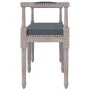 Banco de terciopelo gris oscuro 110x40x70 cm de vidaXL, Bancos - Ref: Foro24-344426, Precio: 95,37 €, Descuento: %